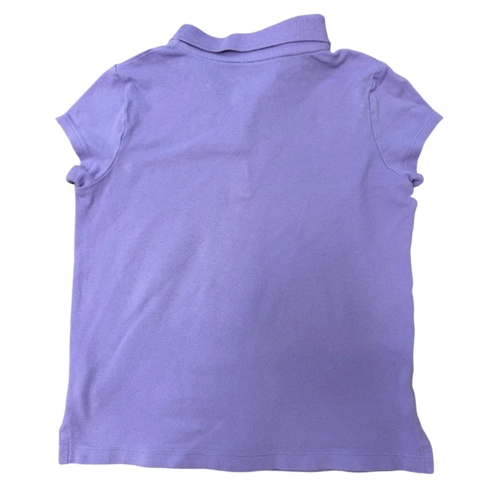 The Children's Place Girls Polo Shirts Size M 7/8 Red Purple 2Pack SchoolUniform